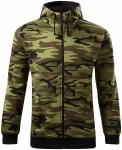 Camouflage-sweatshirt voor heren, camouflage groen Camouflage-sweatshirt voor heren, camouflage groen
