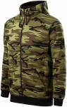 Camouflage-sweatshirt voor heren, camouflage groen Camouflage-sweatshirt voor heren, camouflage groen