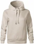 Comfortabel damessweatshirt met capuchon, ijsgrijs Comfortabel damessweatshirt met capuchon, ijsgrijs