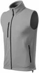 Contrast vest van fleece, lichtgrijs Contrast vest van fleece, lichtgrijs