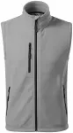 Contrast vest van fleece, lichtgrijs Contrast vest van fleece, lichtgrijs