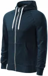Contrasterend sweatshirt voor heren met capuchon, donkerblauw Contrasterend sweatshirt voor heren met capuchon, donkerblauw