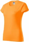 Dames eenvoudig T-shirt, Mandarijn sinaasappel