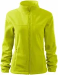 Dames fleecejack, limoen groen Dames fleecejack, limoen groen