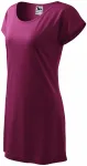 Dames lang T-shirt/jurk, fuchsia Dames lang T-shirt/jurk, fuchsia