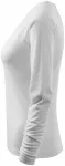 Dames nauwsluitend T-shirt, V-halslijn, witte Dames nauwsluitend T-shirt, V-halslijn, witte
