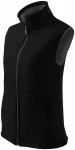 Dames nauwsluitend vest, zwart