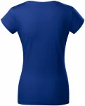 Dames slim fit T-shirt met V-halslijn, koningsblauw Dames slim fit T-shirt met V-halslijn, koningsblauw