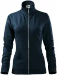 Dames sweatshirt zonder capuchon, donkerblauw Dames sweatshirt zonder capuchon, donkerblauw
