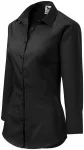 Damesblouse met lange mouwen, zwart