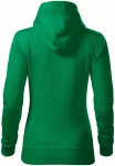 Damessweatshirt met capuchon zonder rits, gras groen Damessweatshirt met capuchon zonder rits, gras groen