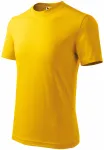 Eenvoudig kinder T-shirt, geel