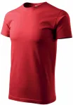Eenvoudig T-shirt voor heren, rood