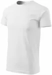 Eenvoudig T-shirt voor heren, witte Eenvoudig T-shirt voor heren, witte