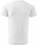 Eenvoudig T-shirt voor heren, witte Eenvoudig T-shirt voor heren, witte
