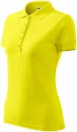 Elegant dames poloshirt, citroen geel