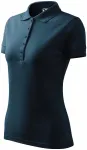 Elegant dames poloshirt, donkerblauw