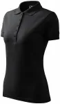 Elegant dames poloshirt, ebbenhout grijs Elegant dames poloshirt, ebbenhout grijs