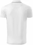 Elegant gemerceriseerd poloshirt voor heren, witte Elegant gemerceriseerd poloshirt voor heren, witte