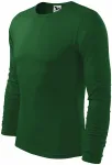 Heren T-shirt met lange mouwen, fles groen