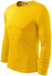Heren T-shirt met lange mouwen, geel