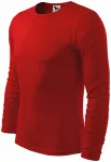 Heren T-shirt met lange mouwen, rood