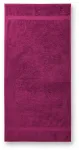 Katoenen zware handdoek, 70x140cm, fuchsia red