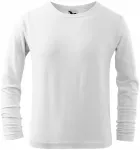 Kinder T-shirt met lange mouwen, witte Kinder T-shirt met lange mouwen, witte