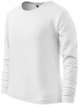 Kinder T-shirt met lange mouwen, witte Kinder T-shirt met lange mouwen, witte