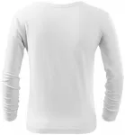 Kinder T-shirt met lange mouwen, witte Kinder T-shirt met lange mouwen, witte
