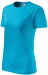 Klassiek dames T-shirt, turkoois