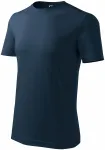 Klassiek T-shirt voor heren, donkerblauw