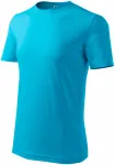 Klassiek T-shirt voor heren, turkoois Klassiek T-shirt voor heren, turkoois
