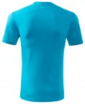 Klassiek T-shirt voor heren, turkoois Klassiek T-shirt voor heren, turkoois