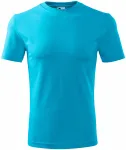 Klassiek T-shirt voor heren, turkoois Klassiek T-shirt voor heren, turkoois