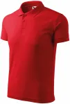 Los poloshirt voor heren, rood