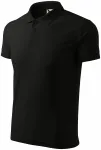 Los poloshirt voor heren, zwart